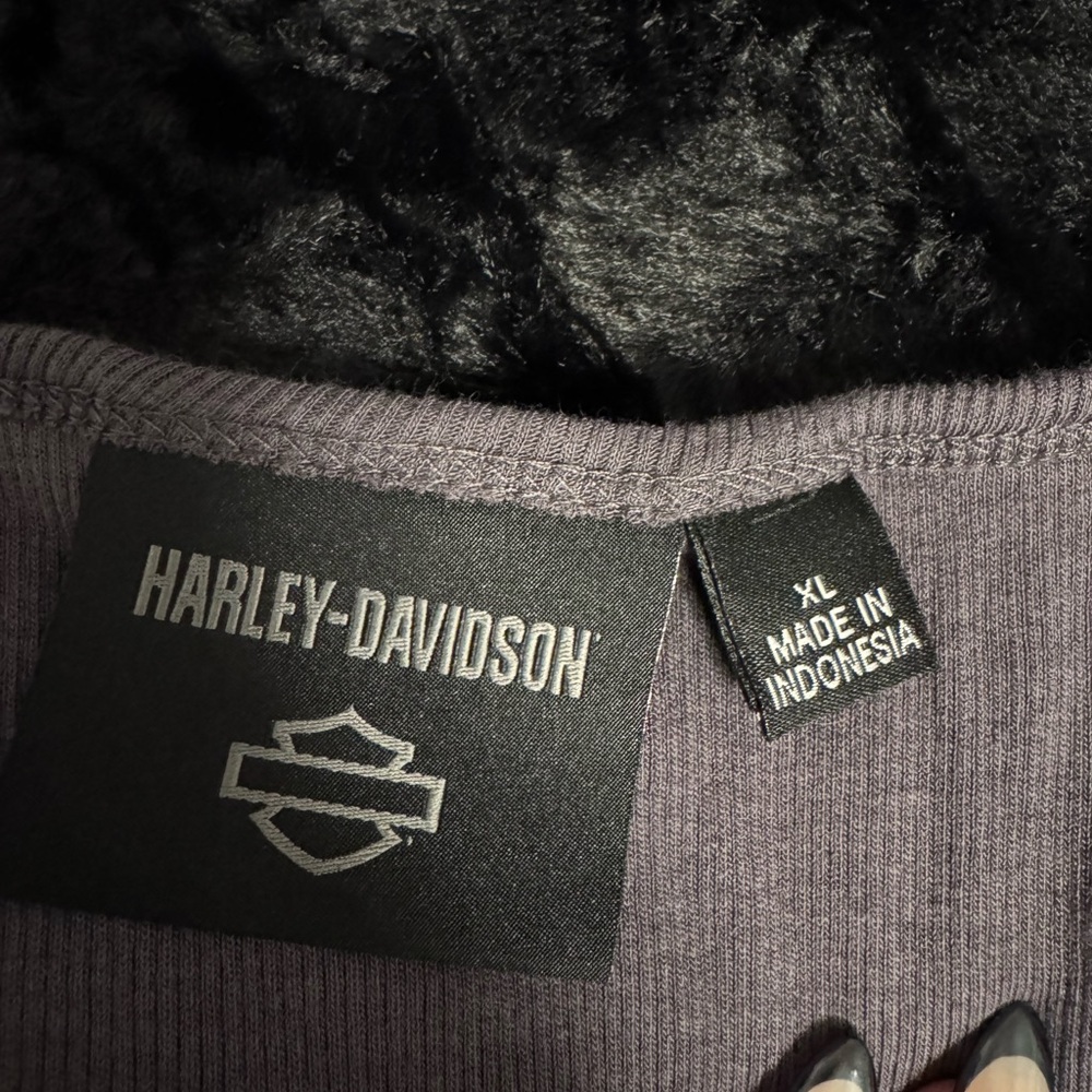 Women’s Harley-Davidson Black and Gray Tank Top Size XL NWOT - Picture 3 of 4